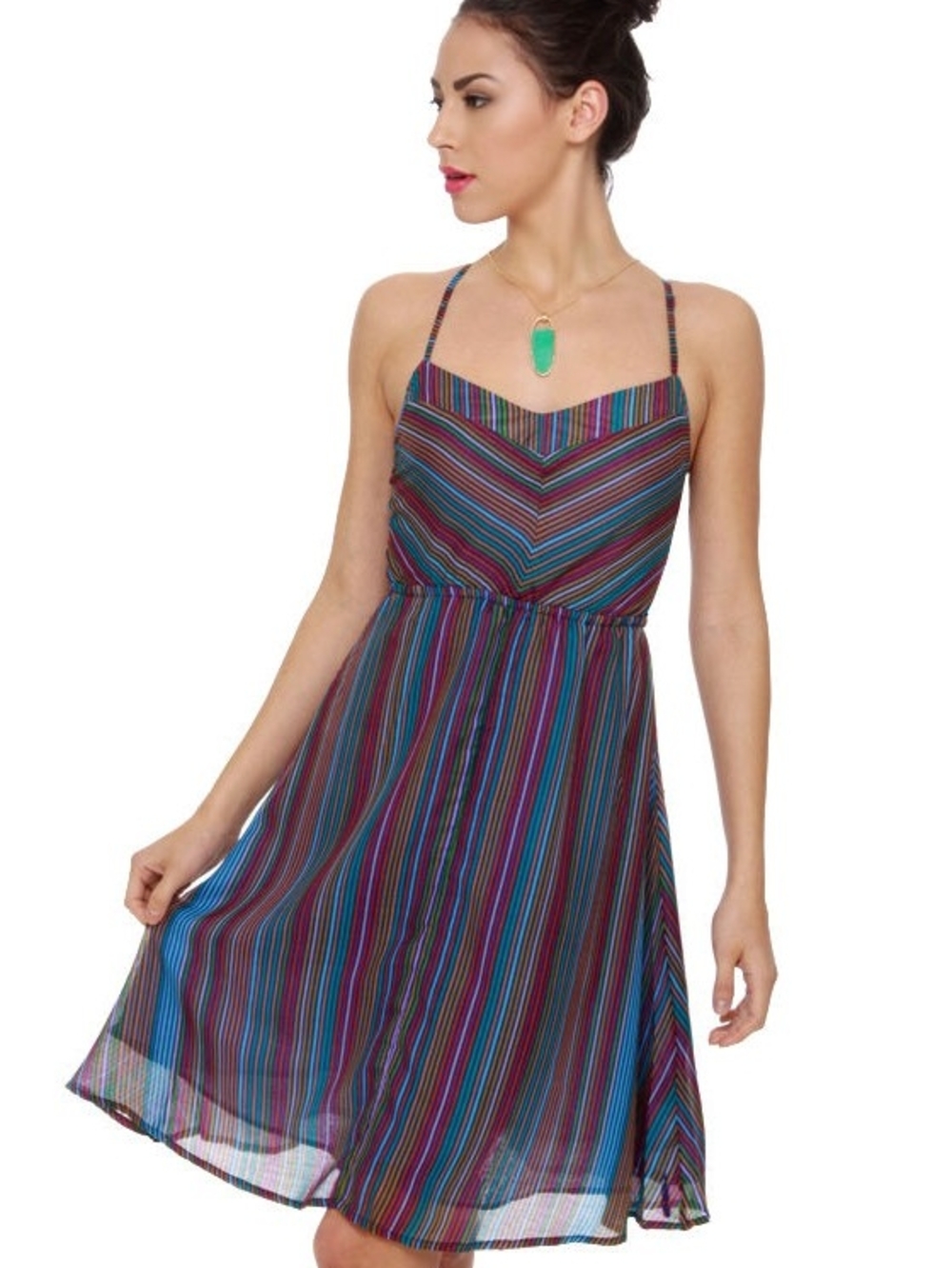 O'Neill Midi Dress NWT Coastal Resortwear Vacation Boho Festival Tropical L